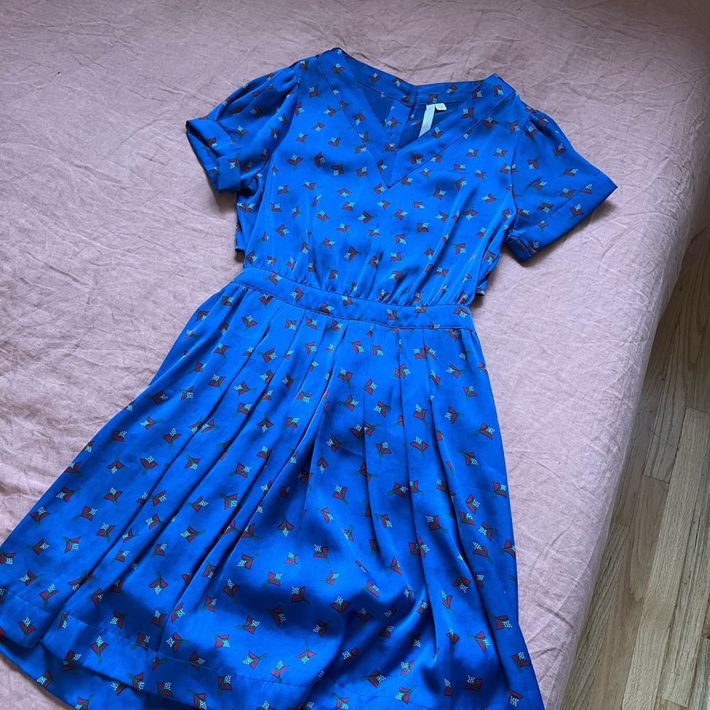 Urban Outfitters Reformed silk open-back dress